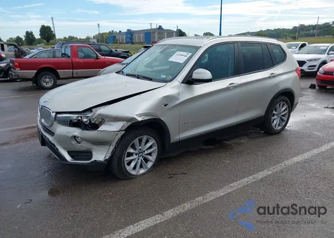 2017 BMW X3 xDrive28I z USA, uszkodzony, nr VIN 5UXWX9C37H0T22807